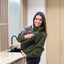 Boucle Pet Carrier Sweatshirt - Kangaroo Pocket Cat or Dog Lover Gift