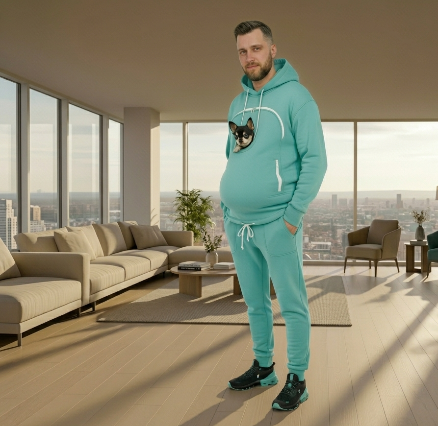 Set_Men_Cat Lovers Gift for men | Cute Cat Hoodie or Sweatshirt | Cat Mom Hoodie Secondary image