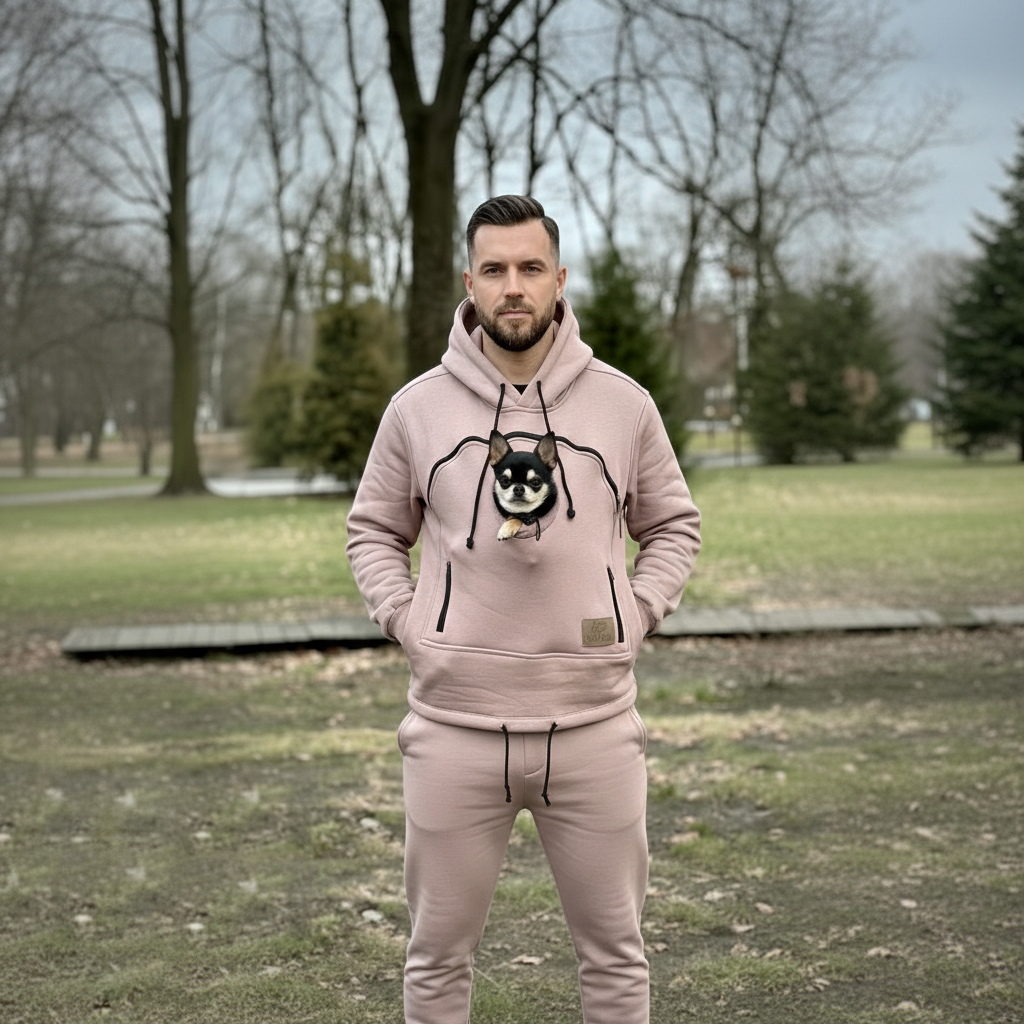 Set_Men_Handmade Dog Bed & Accessories | Pet Carrier Hoodie, Dog Sling and Custom Pet Bag Secondary image