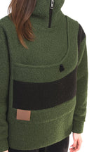 Boucle Pet Carrier Sweatshirt - Kangaroo Pocket Cat or Dog Lover Gift