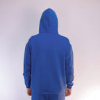 royal blue hoodie on a white background